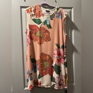 AFRM Peach Floral Mini Dress - NWT